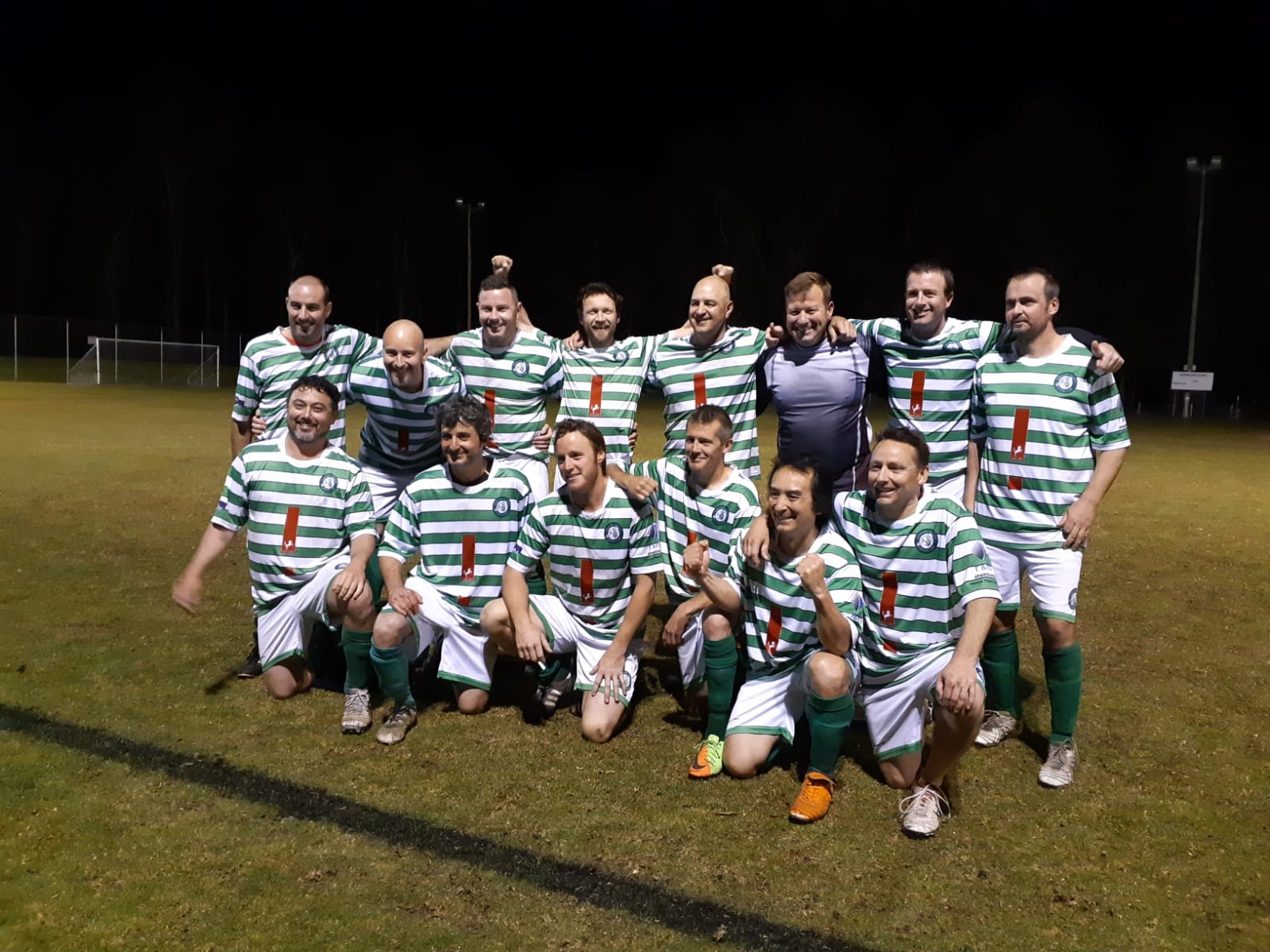 HVFC Soccer team posing together